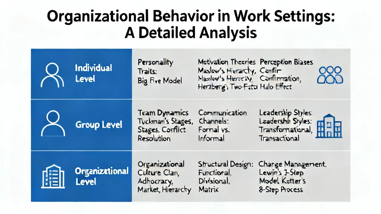 Understanding Organisational Behaviour Dynamics
