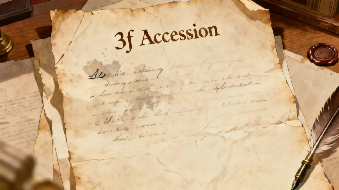 Understanding the 3f Accession
